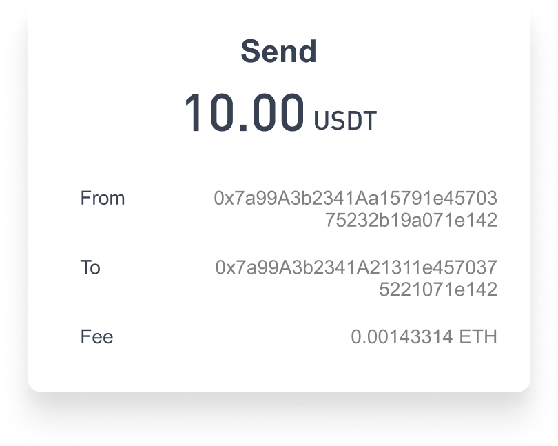 NutPersonal payment transfer interface